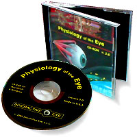 Image of eye anatomy and ocular muscles on the cover of Physiology of the Eye CD-ROM