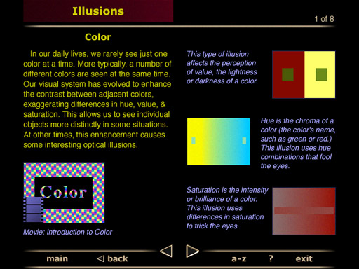 optical illusions of color and perception screenshot
