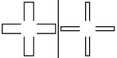 Kanisza subjective circle or square illusion.